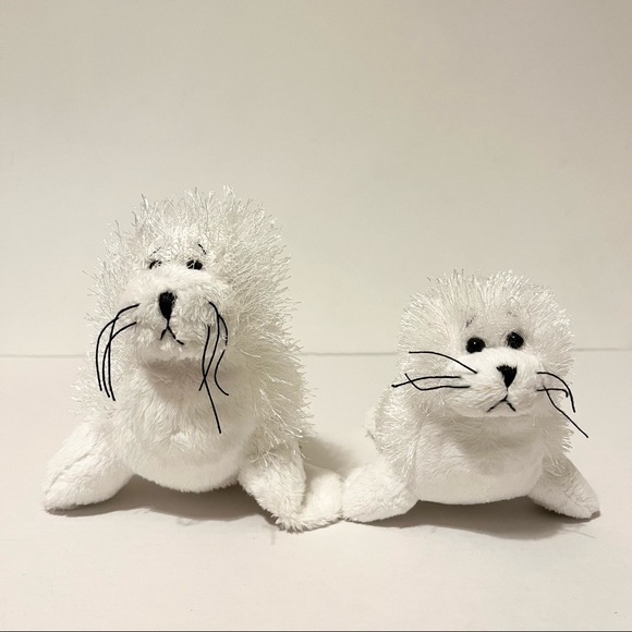 Ganz Webkinz and Lil’Kinz Seal Plushies (HM023 and HS023) 🦭🦭 - Picture 1 of 5